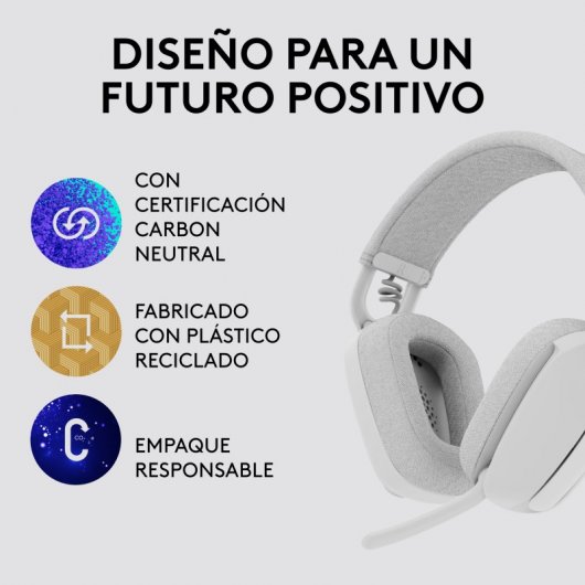 Logitech Zone Vibe 100 Auricolare Wireless A Padiglione Musica e Chiamate Bluetooth Bianco