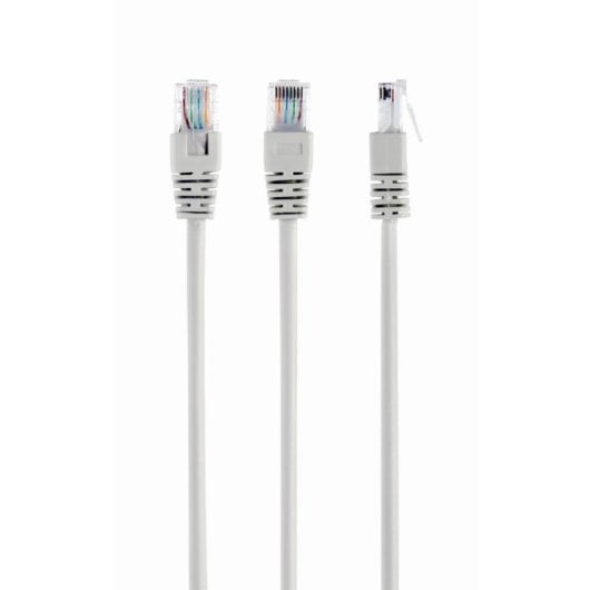 Cable de red Gembird Cat5e UTP 3m Beige chapado en oro