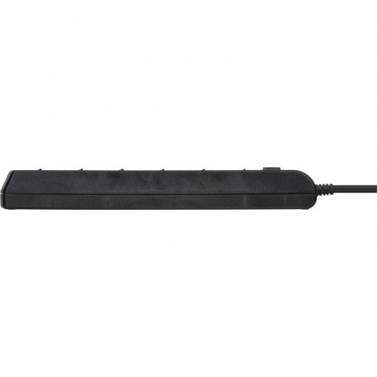 Multipresa Brennenstuhl con 6 prese con interruttori individuali 2m Nero