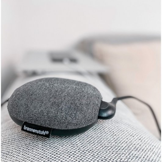 Brennenstuhl Multipresa con superficie tessile 1 presa Euro + 2xUSB 3m Nero/Antracite