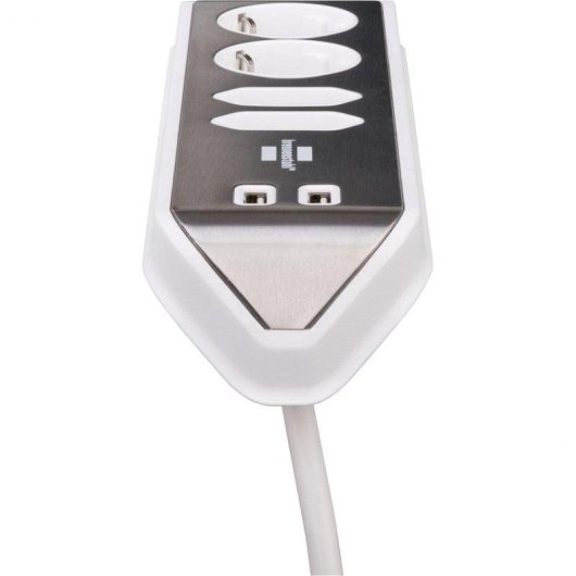 Multiprise Brennenstuhl 1153590420 4 Prises USB-A Montage sans perçage 2 m