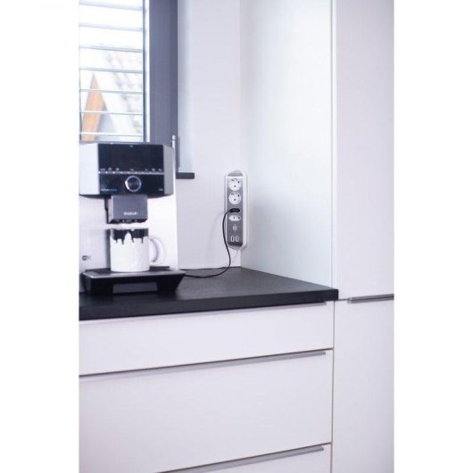 Multiprise Brennenstuhl 1153590420 4 Prises USB-A Montage sans perçage 2 m