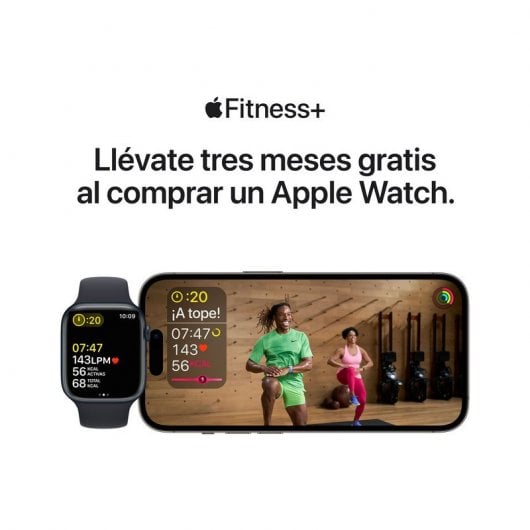 Apple Watch Series 8 GPS 45mm Cassa in Alluminio color Argento con Cinturino Sport Band Bianco - Regular