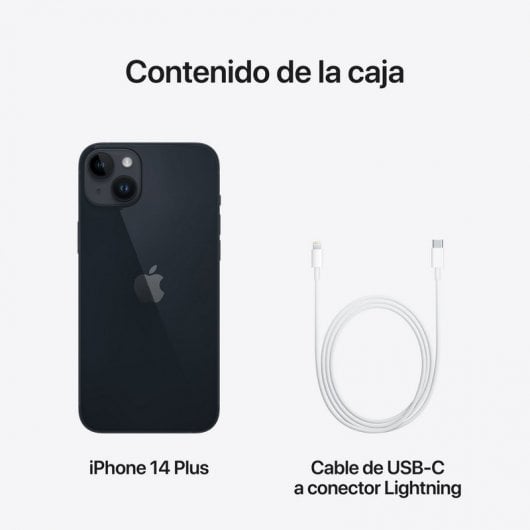 Apple iPhone 14 Plus 128GB Medianoche Libre