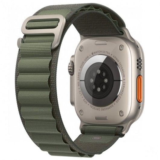 Apple Watch Ultra LTE Titanio con Correa Alpine Loop S Verde