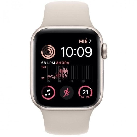 Apple Watch SE GPS 40mm Aluminio Starlight OLED Beige NFC Bluetooth Resistente all'Acqua