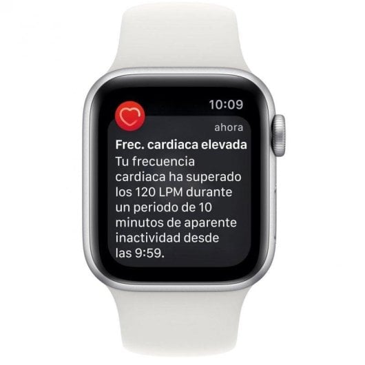 Apple Watch SE GPS 2ª Generación 40mm Aluminio Silver con Correa Sport Blanca