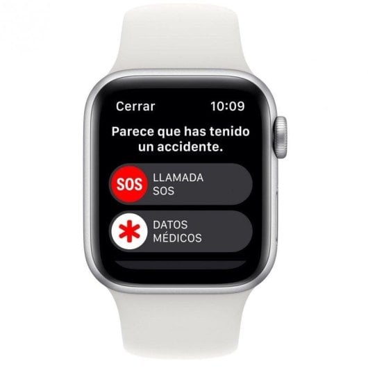 Apple Watch SE GPS 2ª Generación 40mm Aluminio Silver con Correa Sport Blanca