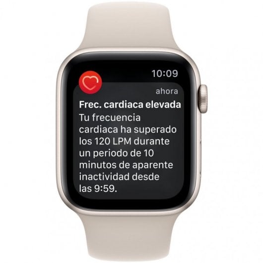 Apple Watch SE GPS 2ª Generación 44mm Aluminio Starlight  con Correa Sport Beige