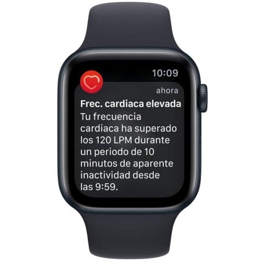 Apple Watch SE GPS 2ª Generación 44mm Aluminio Midnight con Correa Sport Negra