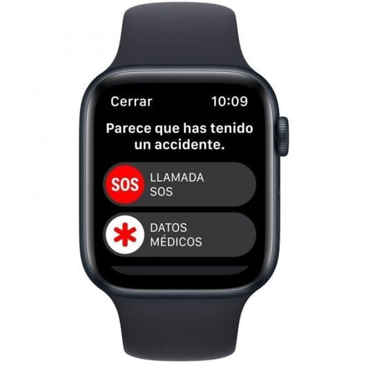 Apple Watch SE GPS 2ª Generación 44mm Aluminio Midnight con Correa Sport Negra