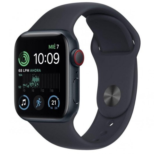 Apple Watch SE LTE 2ª Generazione 4G GPS 40mm Retina OLED Midnight Nero Resistente all’Acqua