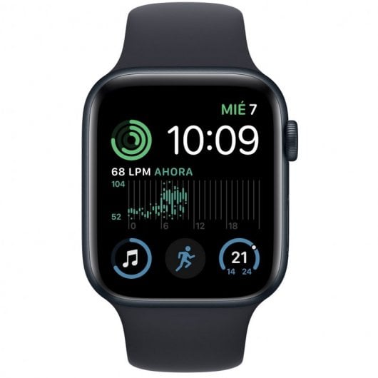 Apple Watch SE GPS + Cellular 44mm Cassa in Alluminio color Mezzanotte con Cinturino Sport Band Mezzanotte - Regular