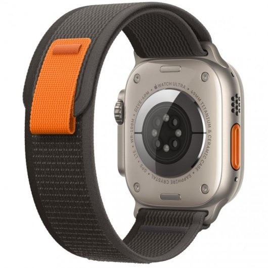 Apple Watch Ultra LTE Titanio con Correa Trail Loop S/M Negra/Gris