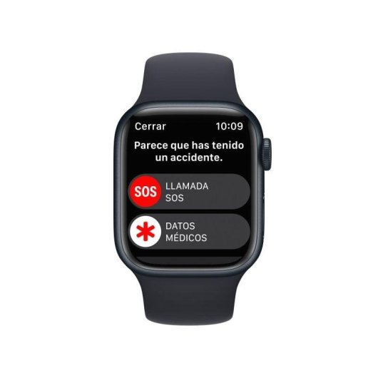 Apple Watch Series 8 GPS + Cellular 41mm Retina OLED Minuit M SpO2 Pulsomètre Sommeil Étanche 50m