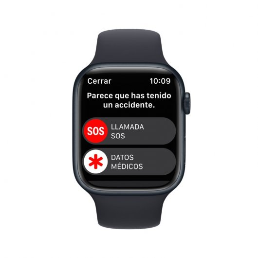 Apple Watch Series 8 GPS + Cellular 45mm Cassa in Alluminio color Mezzanotte con Cinturino Sport Band Mezzanotte - Regular