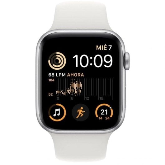 Apple Watch SE LTE 2ª Generación 44mm Aluminio Silver con Correa Sport Blanca