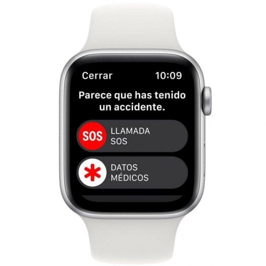 Apple Watch SE LTE 2ª Generación 44mm Aluminio Silver con Correa Sport Blanca