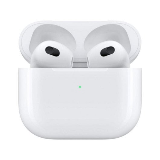 Auriculares Apple AirPods 3ª Geração Inalámbricos Bluetooth para Chamadas e Música com Áudio Espacial e Resistência à Água, branco