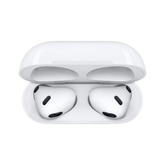 Auriculares Apple AirPods 3ª Geração Inalámbricos Bluetooth para Chamadas e Música com Áudio Espacial e Resistência à Água, branco