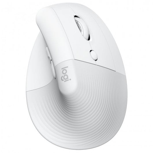 Logitech Lift für Mac Vertikale kabellose Maus 4000DPI Hellgrau