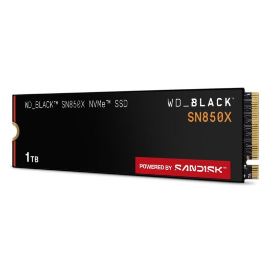 Disco Duro WD Black SN850X 1TB SSD M.2 7300MB/s PCIe 4.0 NVMe