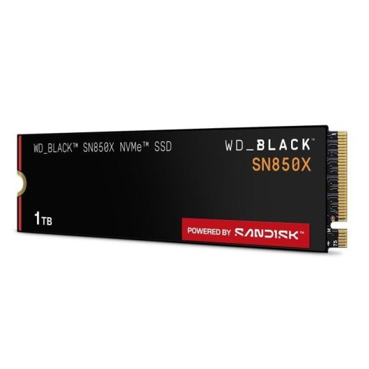 Disco Duro WD Black SN850X 1TB SSD M.2 7300MB/s PCIe 4.0 NVMe