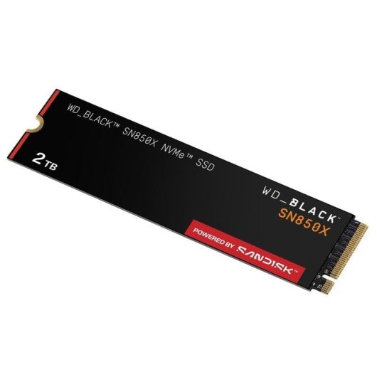 Disque SSD Sandisk WD Black SN850X 2TB NVMe PCIe 4.0 M.2 7300MB/s