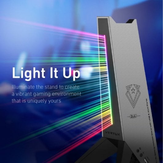 Vertux Zulu Soporte para Auriculares RGB 4 en 1