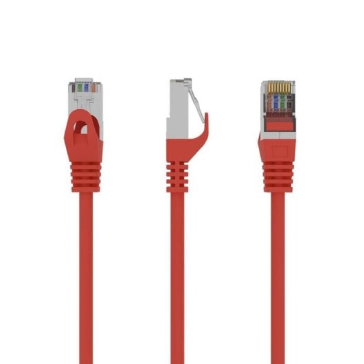 Câble réseau Gembird PP6-0.5M/R Cat6 FTP 0,5m rouge connecteurs RJ-45