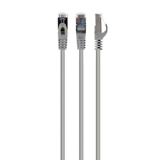 Cable de Red Gembird RJ-45 Cat 6 FTP 10m Plata
