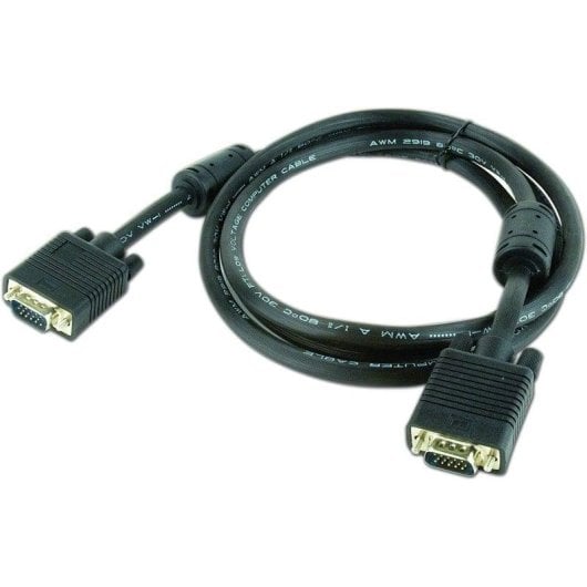 Cable VGA Gembird CC-PPVGA-6 Doble Blindaje 1,8 m Macho/Macho Negro