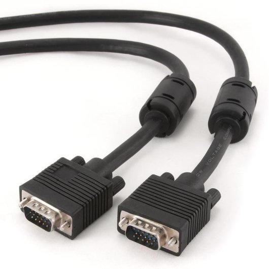 Cable VGA Gembird CC-PPVGA-6 Doble Blindaje 1,8 m Macho/Macho Negro