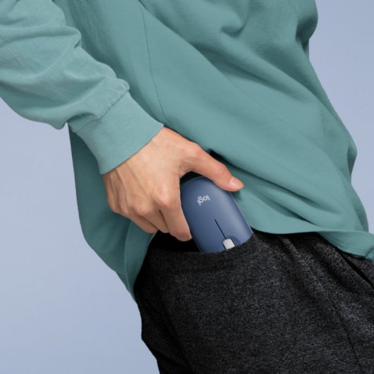 Logitech Pebble M350 Ratón Óptico Inalámbrico Turquesa