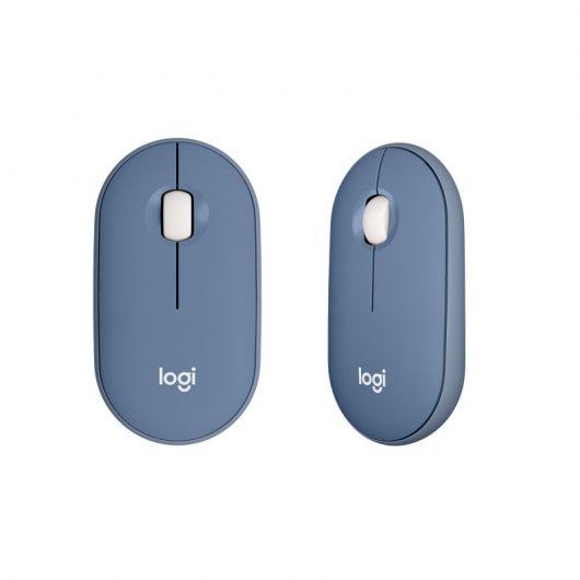Logitech Pebble M350 Ratón Óptico Inalámbrico Turquesa