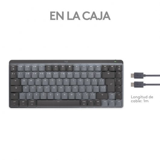 Logitech MX Mechanical Mini para Mac Teclado Mecánico Inalámbrico Gris Espacial (USA)