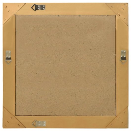 Vidaxl Espejo De Pared Estilo Barroco Dorado 60x60 Cm