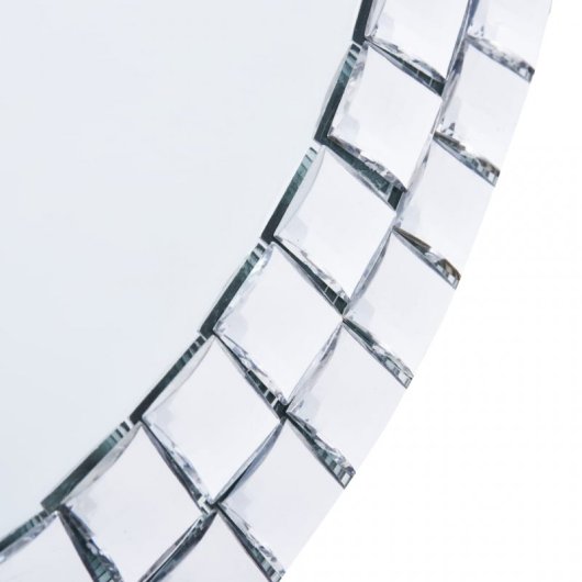 Vidaxl Espejo De Pared De Vidrio Templado 60 Cm