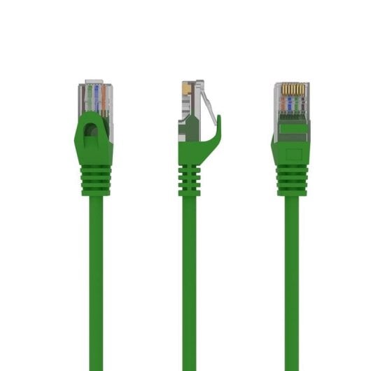 Câble réseau Gembird PP6U-1M Cat6 1m UTP RJ-45 Vert connecteurs or