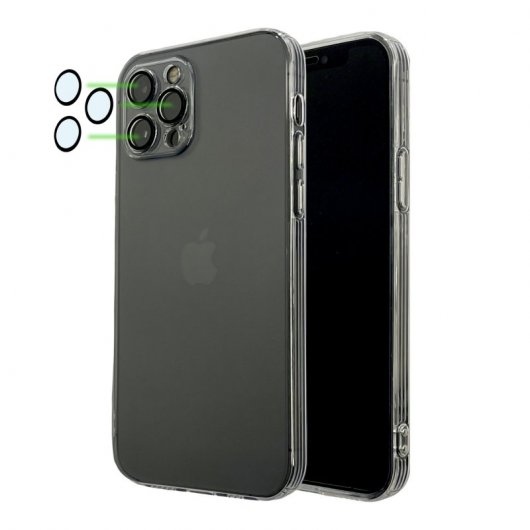 Icoveri Funda de Silicona con Protector de Cámara Transparente Compatible con MagSafe para iPhone 14 Plus