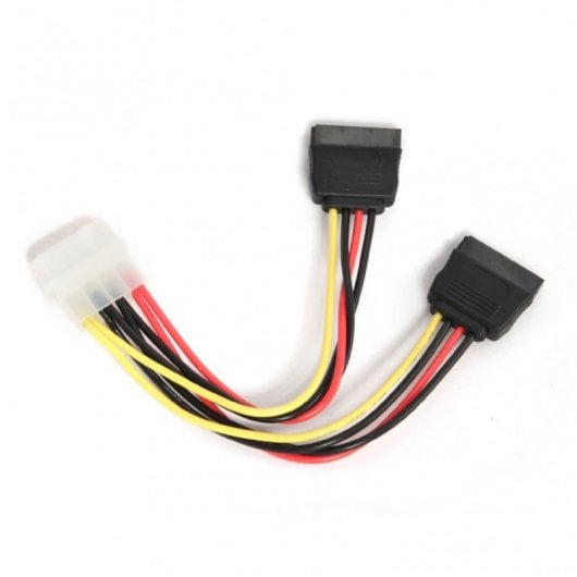 Gembird Cable de Alimentación Molex a 2x SATA 15cm