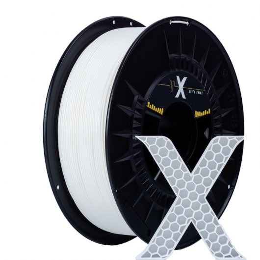 X to Print Bobina de Filamento PLA Cotton White 1.75mm 1Kg