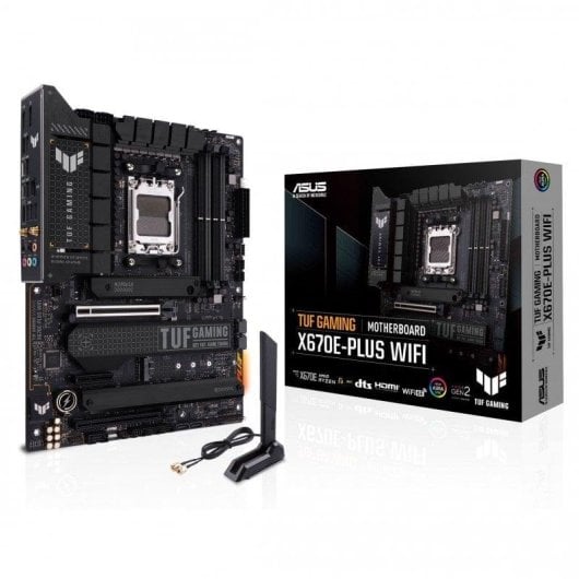Carte mère ASUS TUF GAMING X670E-PLUS WIFI X670 Socket AM5 DDR5 ATX WiFi 6E PCIe 5.0 RGB