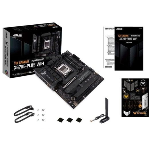 Carte mère ASUS TUF GAMING X670E-PLUS WIFI X670 Socket AM5 DDR5 ATX WiFi 6E PCIe 5.0 RGB