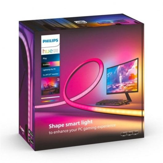 Striscia LED Philips Hue Play Gradient Lightstrip per monitor 32"/34"