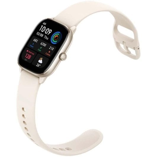 Amazfit GTS 4 Mini Bluetooth GPS 41,8mm AMOLED Weiß 5ATM SpO2 Herzfrequenz Schlaftracking