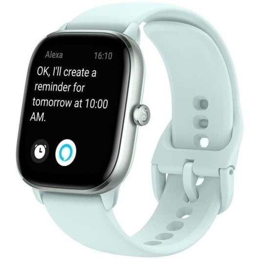 Amazfit GTS 4 Mini Bluetooth GPS 42mm AMOLED Bleu Étanche 5ATM Pulsomètre SpO2 Sommeil