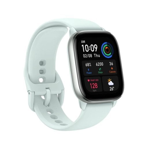Amazfit GTS 4 Mini Bluetooth GPS 42mm AMOLED Bleu Étanche 5ATM Pulsomètre SpO2 Sommeil
