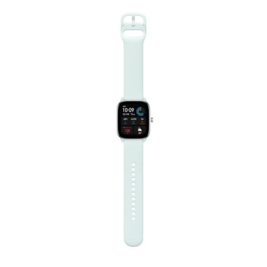 Amazfit GTS 4 Mini Bluetooth GPS 42mm AMOLED Bleu Étanche 5ATM Pulsomètre SpO2 Sommeil