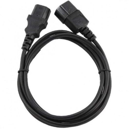 Gembird Cable de Alimentación C13 a C14 Macho/Hembra 1.8m Negro